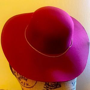 hat for women 100% imitation Red Wine